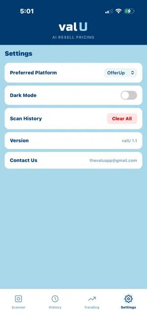valU: Resale Price Scanner screenshot 3