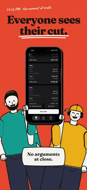 Tip Out: Tip Pool Calculator screenshot 4