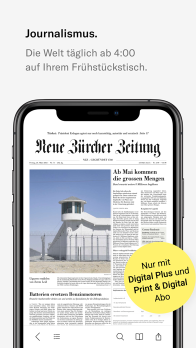 Screenshot #1 pour NZZ E-Paper
