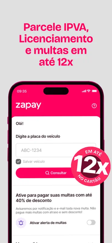 Zapay IPVA 2026, licenciamento screenshot 4 of 8