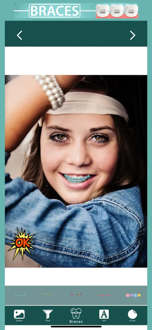 Screenshot #1 pour Make Me : Braces Teeth Cam