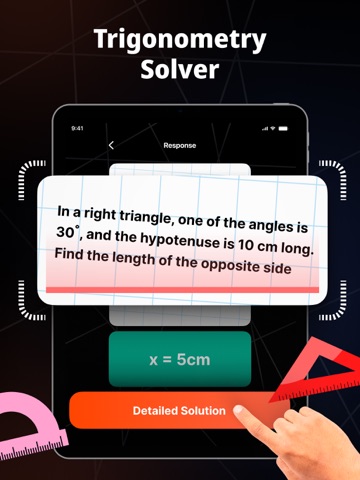 Trigonometry Helper - Solver iPad screenshot