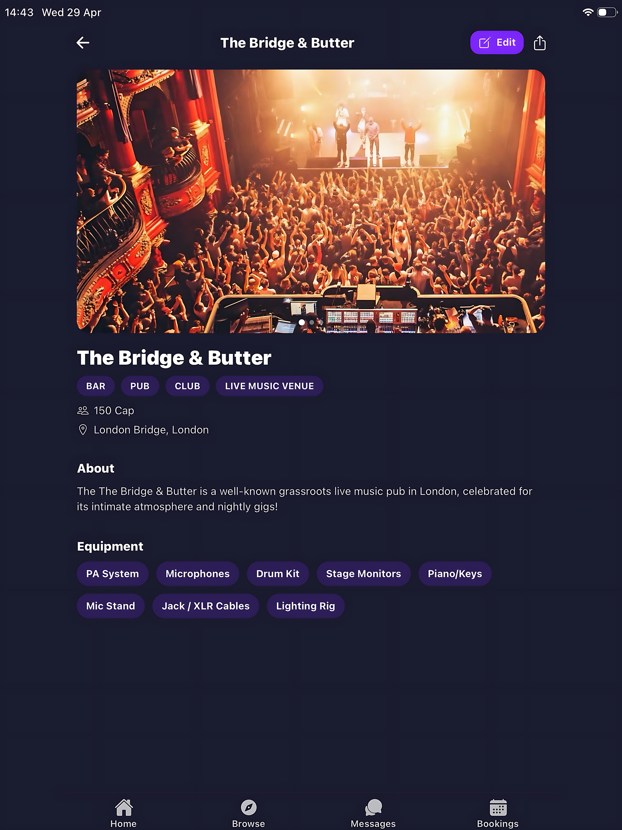 Bridge | Live Music Booking
