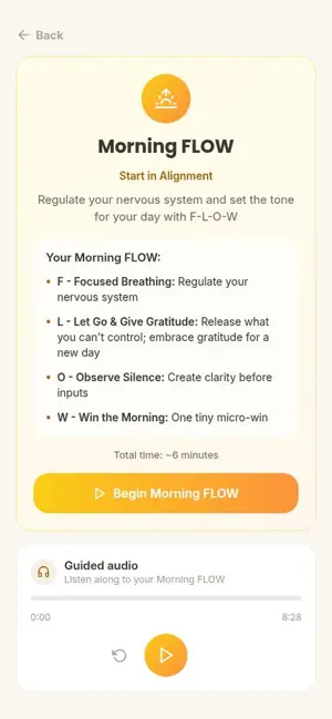 Flow7 Thrive screenshot 1