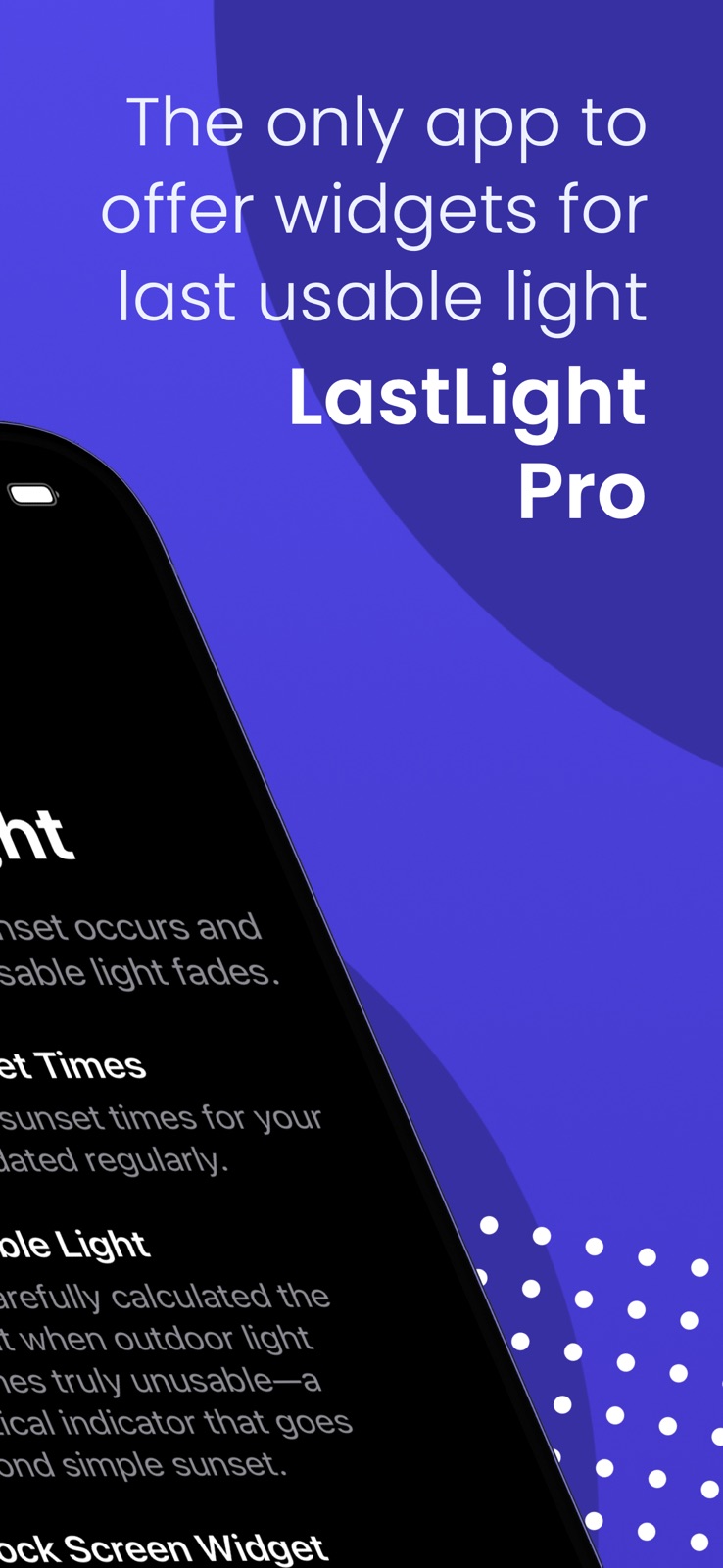 LastLight Pro: Sunset Tracker iphone screenshot 2