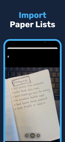 My To Do: Voice Task List iPhone screenshot