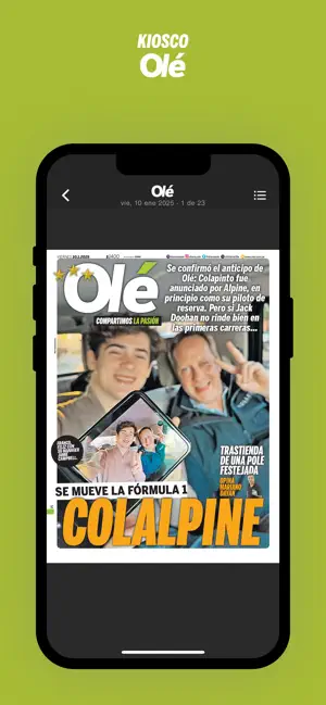 Kiosco Olé iPhone screenshot 4