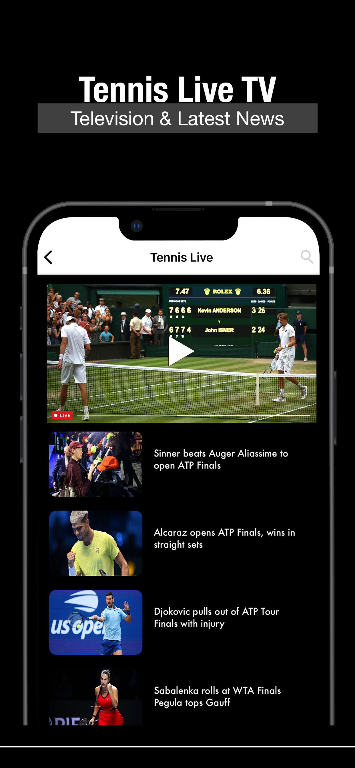 Tennis Live TV Streaming