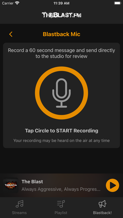 TheBlast.FM - Christian Rock Screenshot