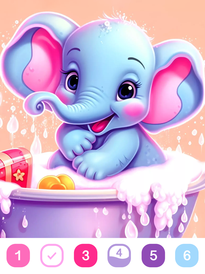 Cute Color - Color by Number