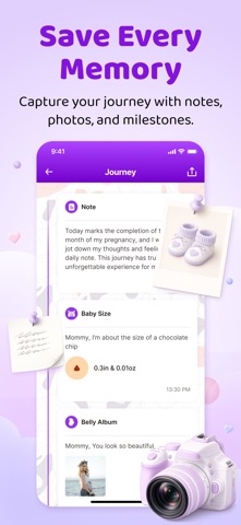 Growby: Baby & Pregnancy App iPhone screenshot