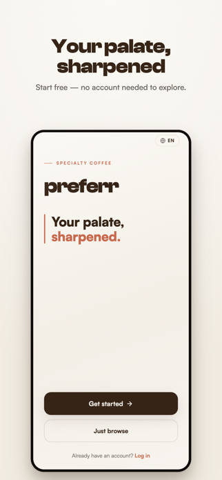 Preferr — Coffee Discovery Screenshot 5 of 5