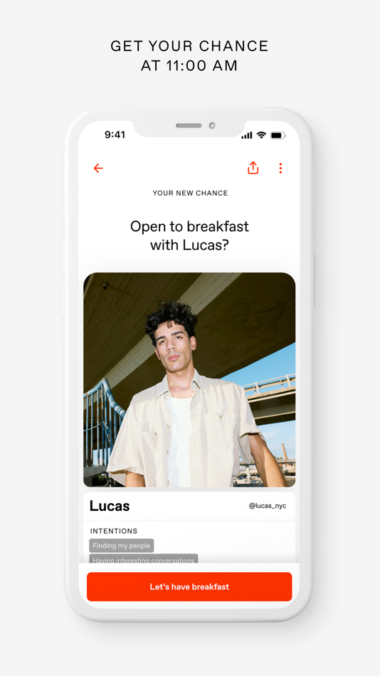 #5. The Breakfast: meet new people (iOS) Által: The Breakfast