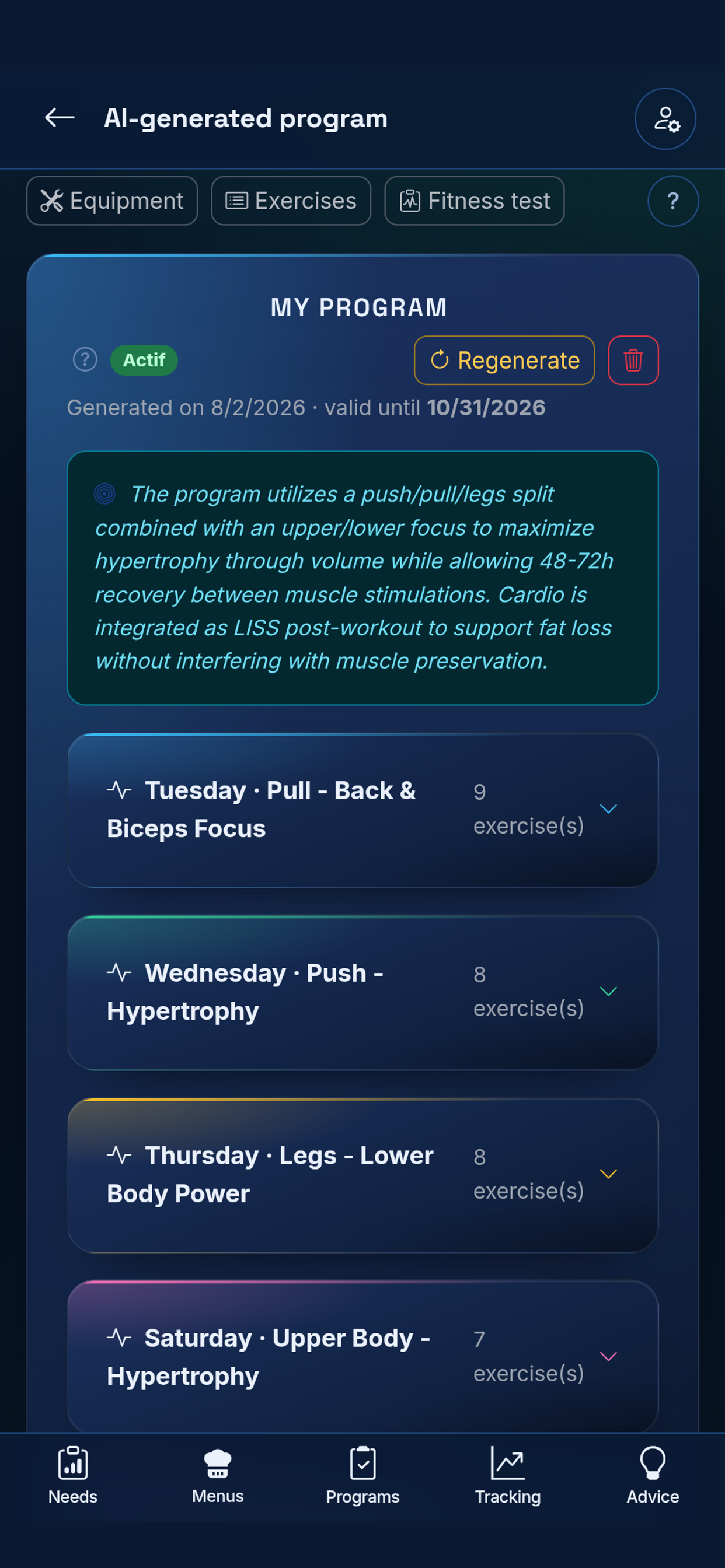 Nutrition Sport Pro screenshot 3