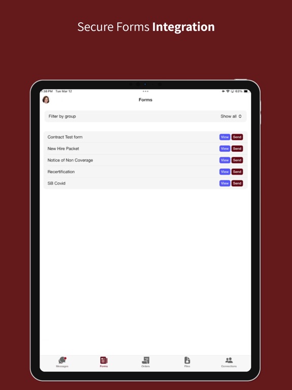 ASAP Chat iPad screenshot 6 - Medical app