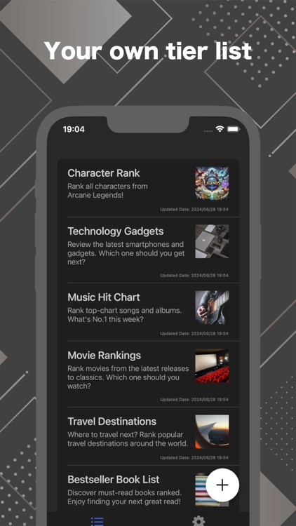 Tier List Maker: Your Own List