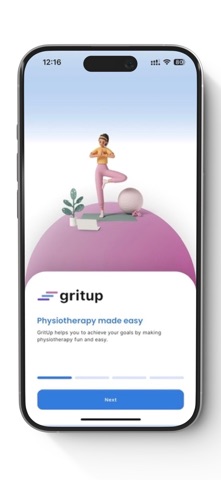 Gritup Physio Lite screenshot
