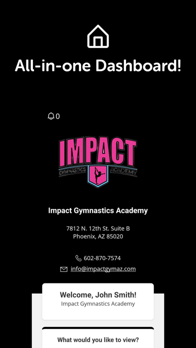 Impact Gymnastics Academy Screenshot