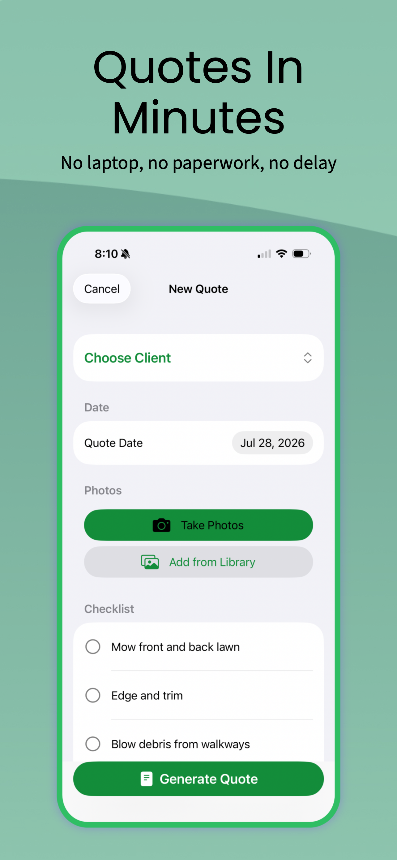 Proof of Service: Invoice PDF screenshot 5
