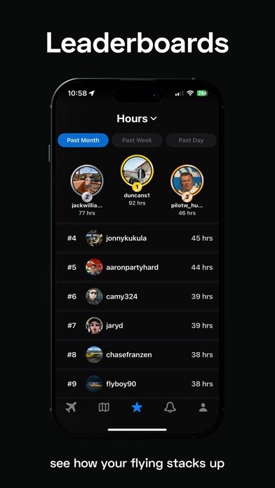 Hangar - Social Flight Tracker Screenshot