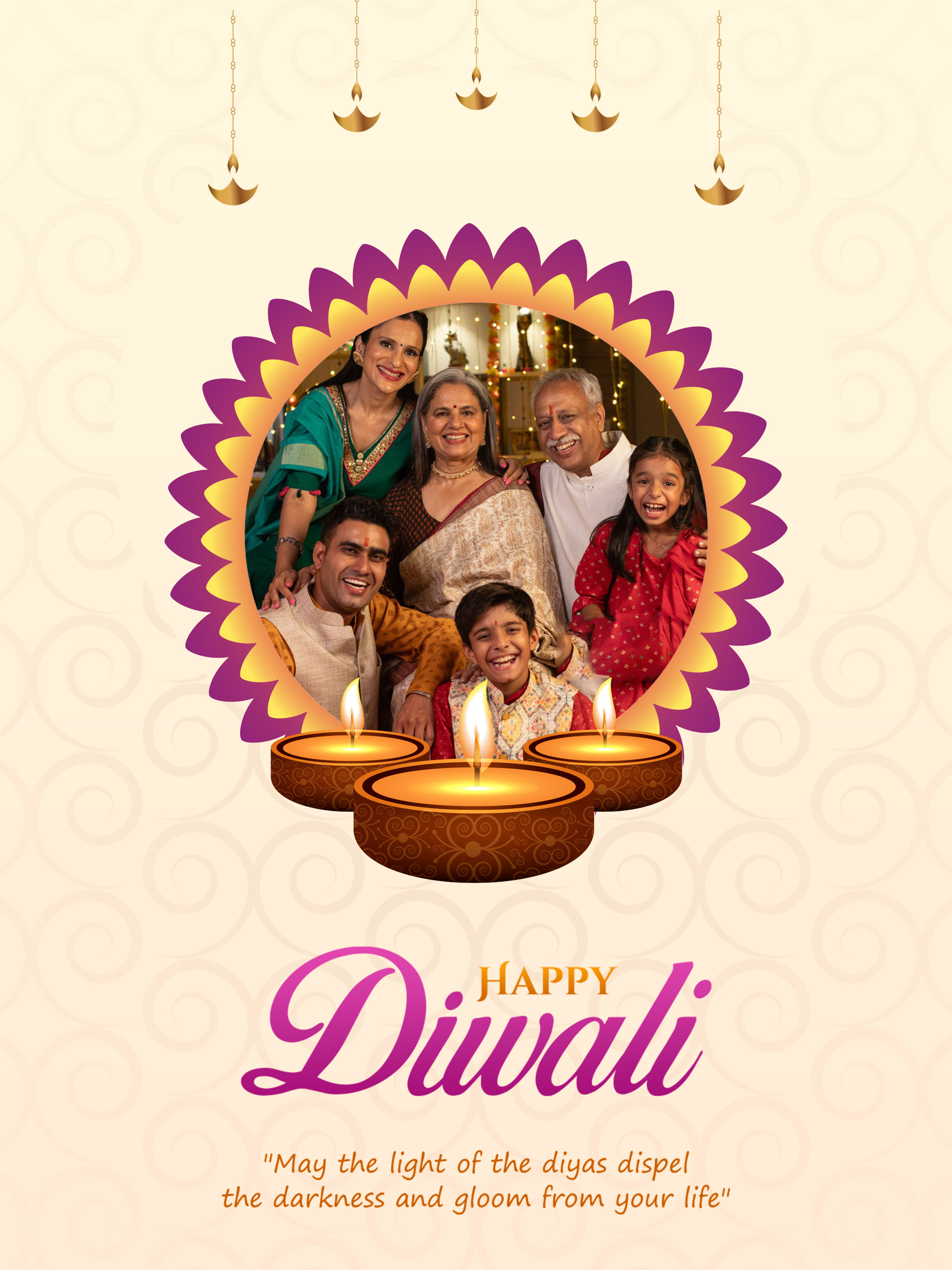 Diwali Photo Frames & Stickers screenshot 8