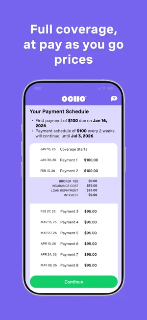 OCHO Affordable Car Insurance screenshot 3
