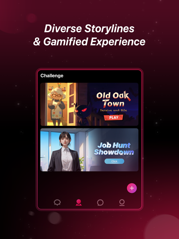 SoulTalk: AI Friends Chat iPad screenshot 5 - Social Networking app