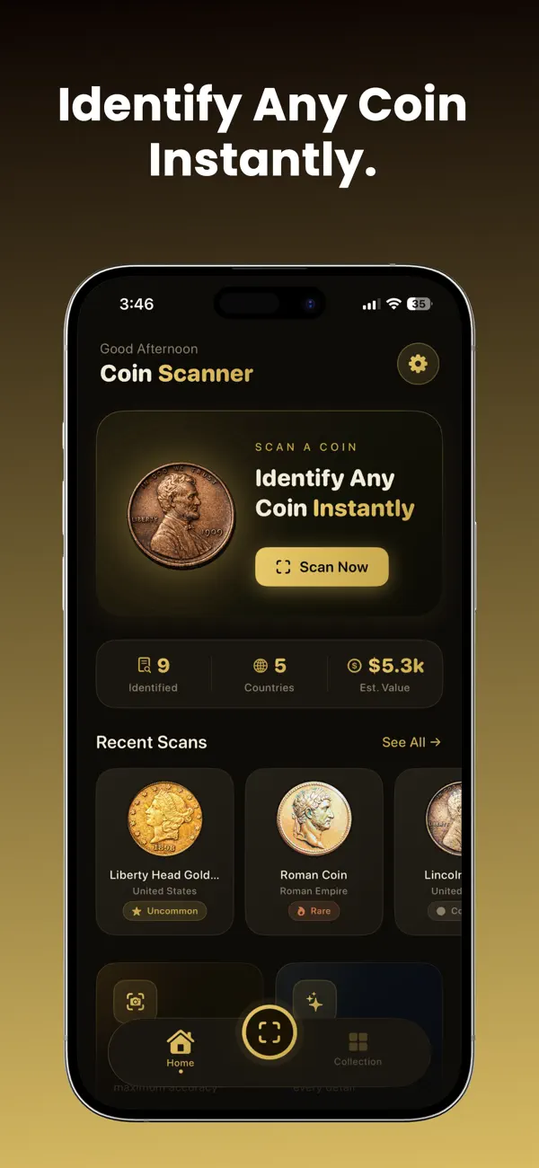 #2. Coin Scanner: Identify & Value (iOS) di: Abhi Shingala