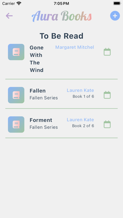 Aura Books Screenshot