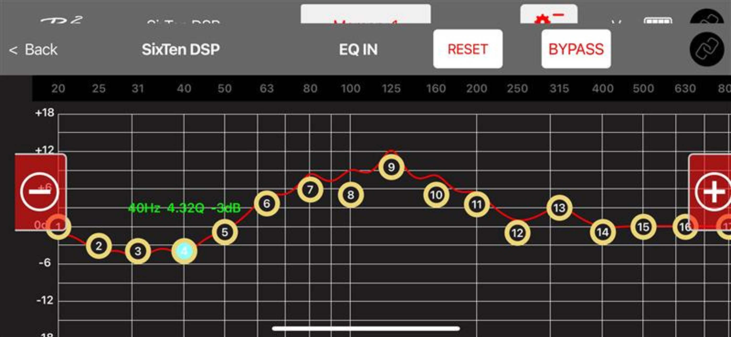 SixTen DSP Bluetooth Control screenshot 5
