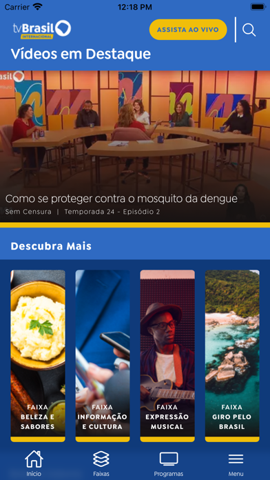 TV Brasil Internacional Screenshot