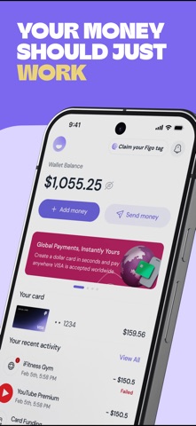 Figo - Global Dollar Card Screenshot 1 of 5