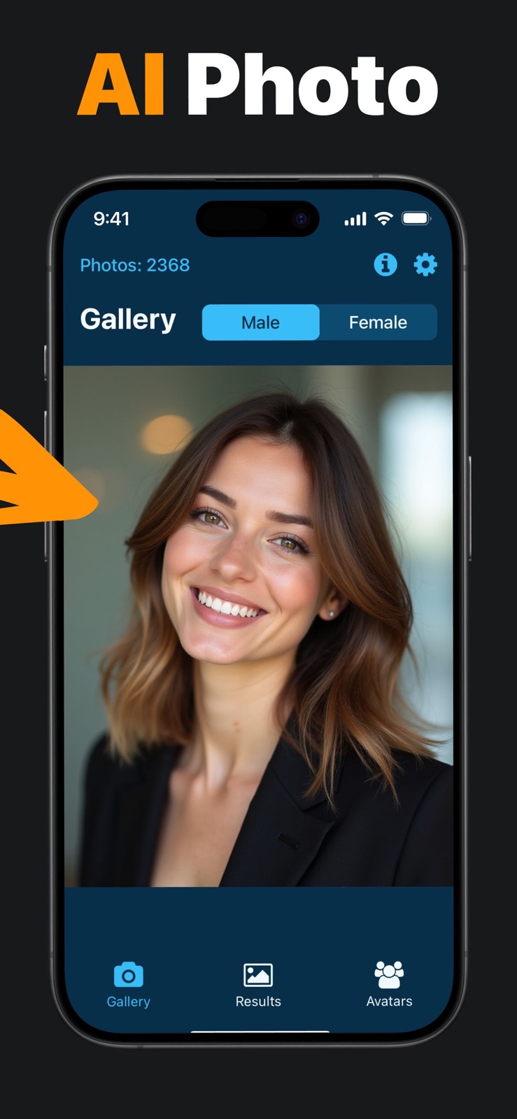 AI Professional Headshot Photo iphone screenshot 2