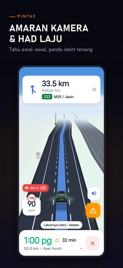 Screenshot 4 di 6 di PINTAZ: Malaysia Maps & GPS