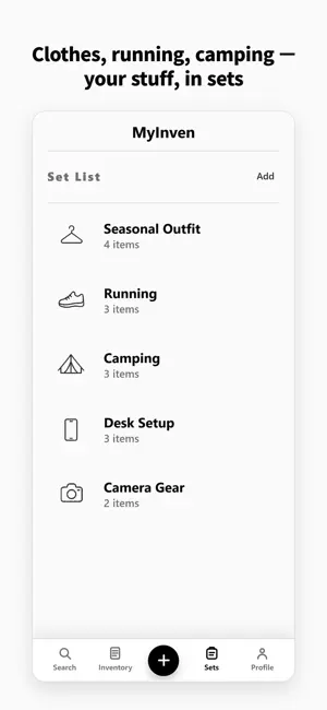 MyInven - Gear Tracker screenshot 2