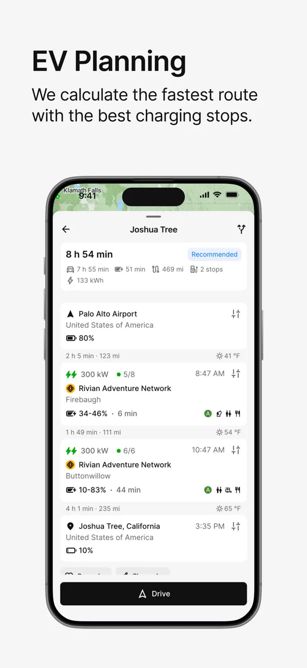 Screenshot #3 pour A Better Routeplanner (ABRP)