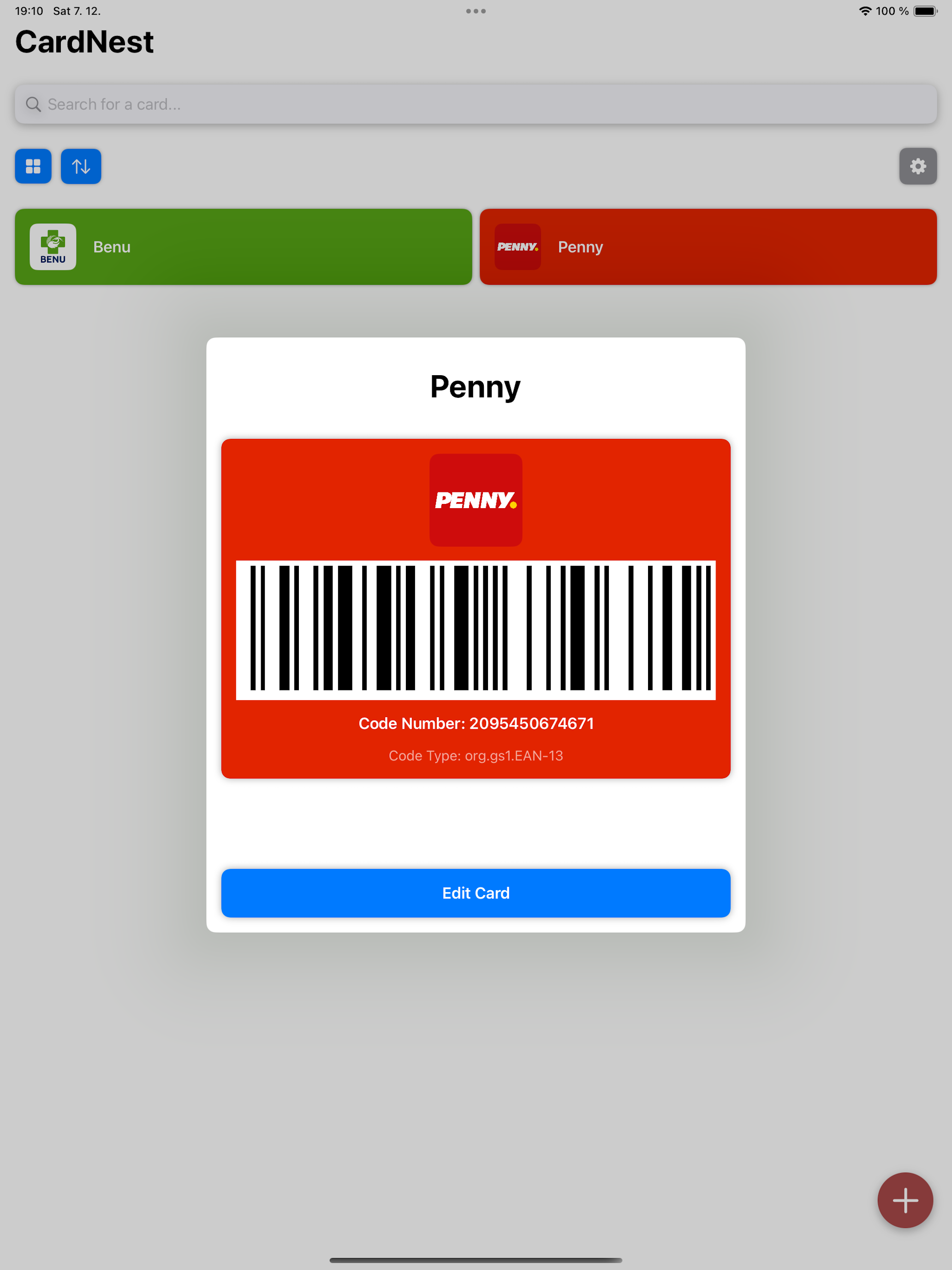 CardNest - Loyalty Cards