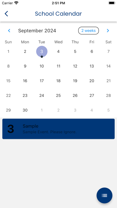 OSMS Mobile App Screenshot