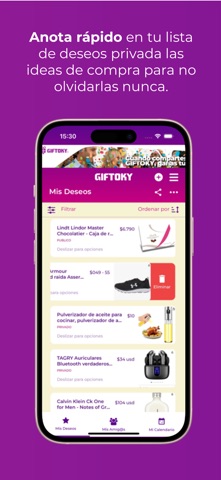 GIFTOKY® | Lista de regalos screenshot