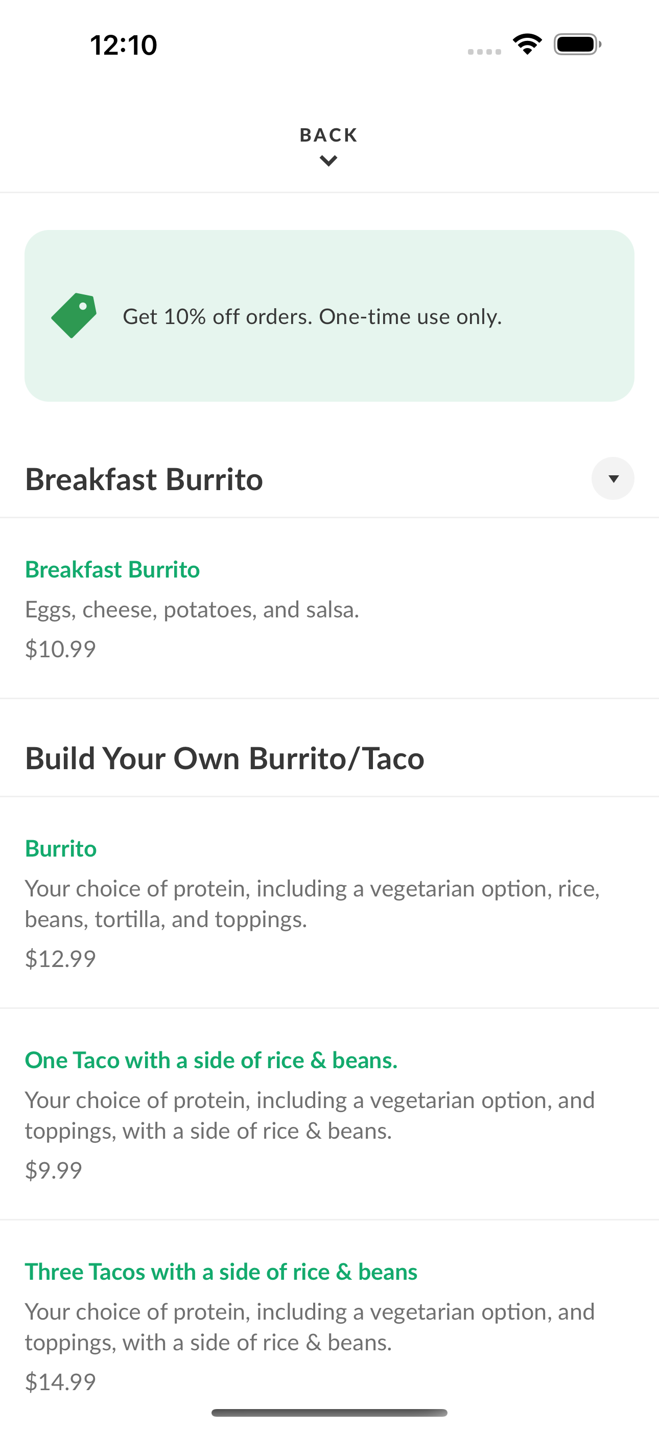 Woodlands Market: Ordering screenshot 3
