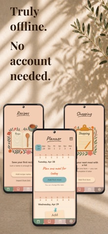 Simple Meal Planner & Cookbook screenshot