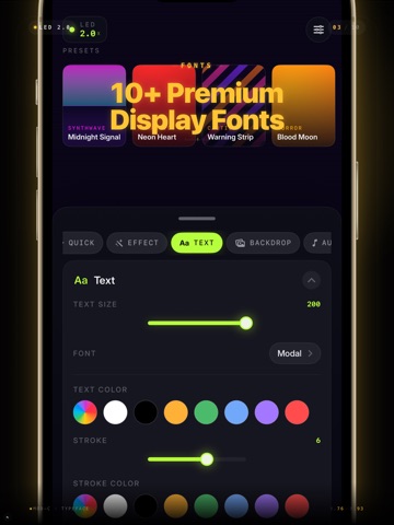 LED Scroller: Banner Text Sign iPad screenshot