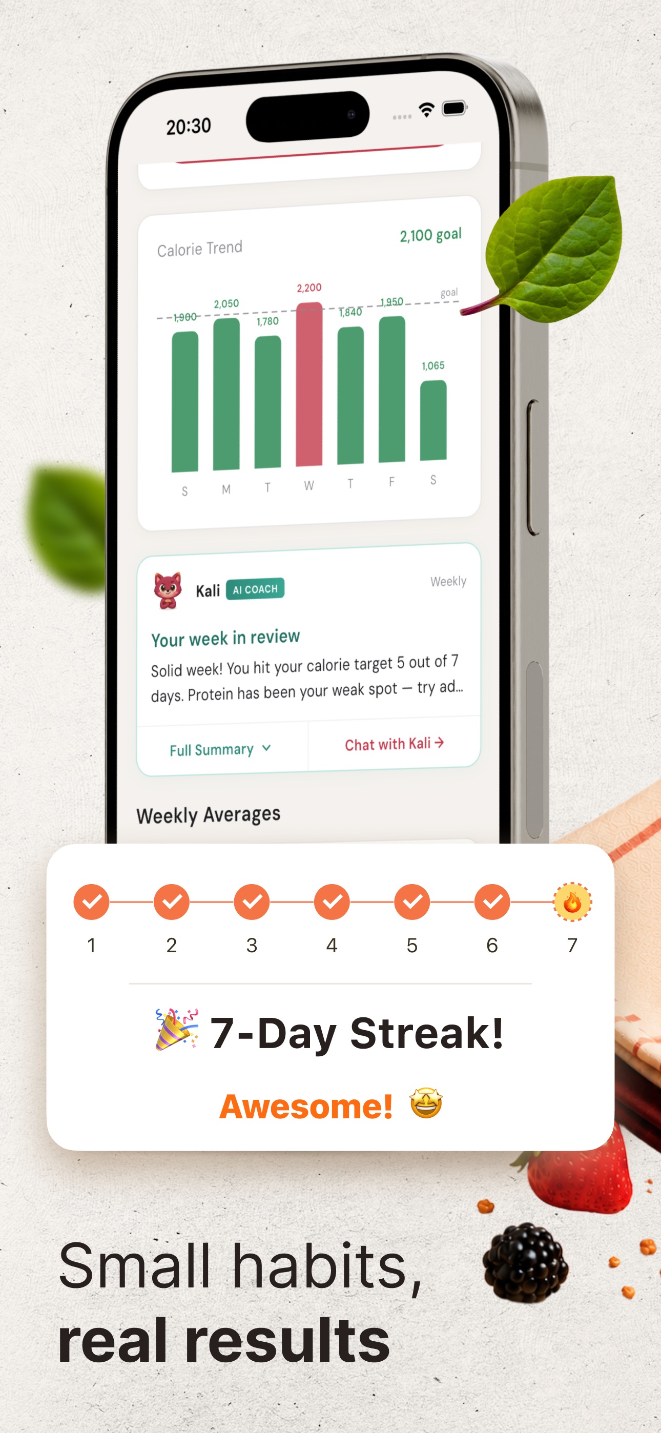 Screenshot 7 of Kali: AI Calorie Tracker