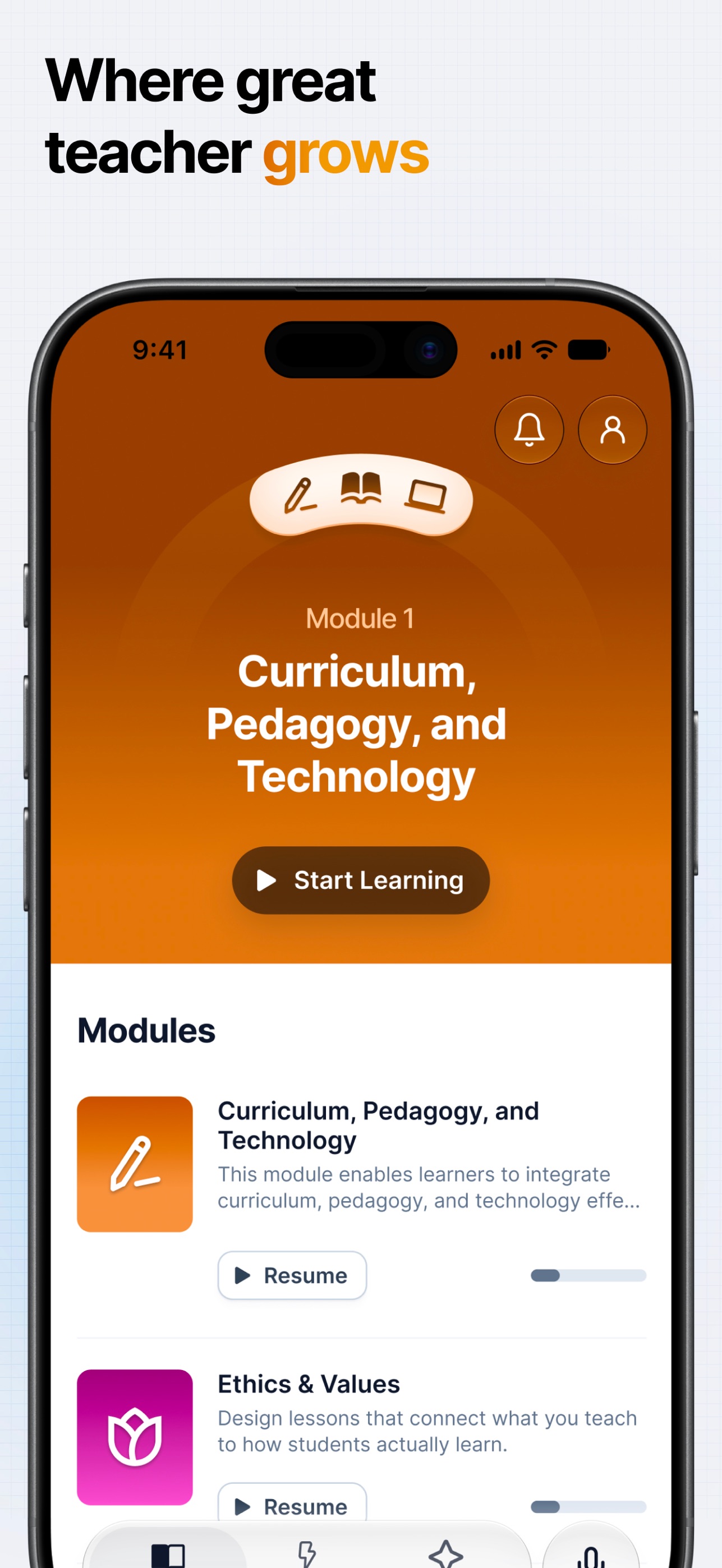 Screenshot 1 of SURE: AI Coach for Teachers