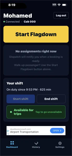 TaxiOps - Driver screenshot 3