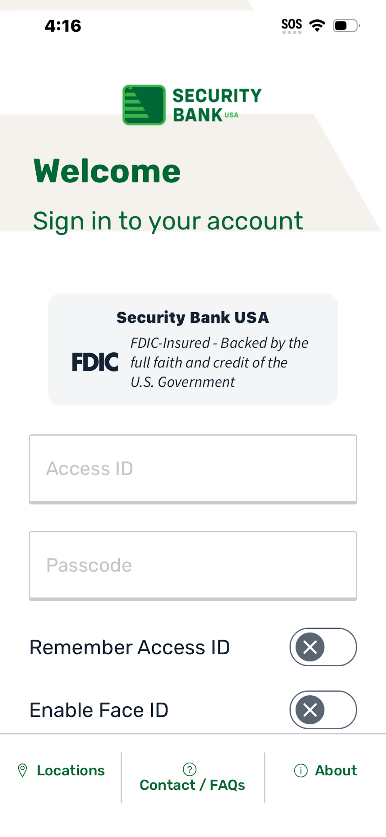 Security Bank USA Mobile