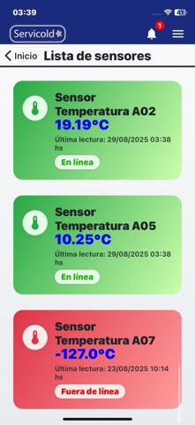 Servicold App screenshot