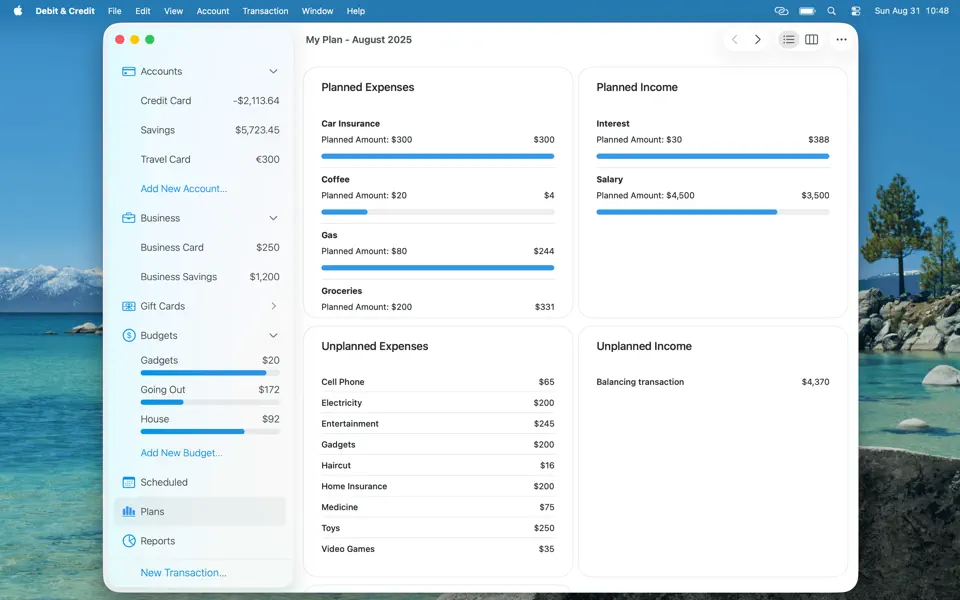 Debit & Credit Premium 7.6.1 Screenshot 3
