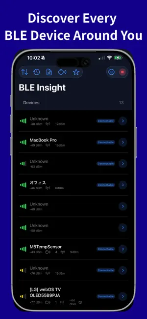 BLE Insight - BLE Dev Tool iPhone screenshot 1