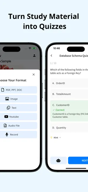 AI Quiz Generator - DeepStudy screenshot 1